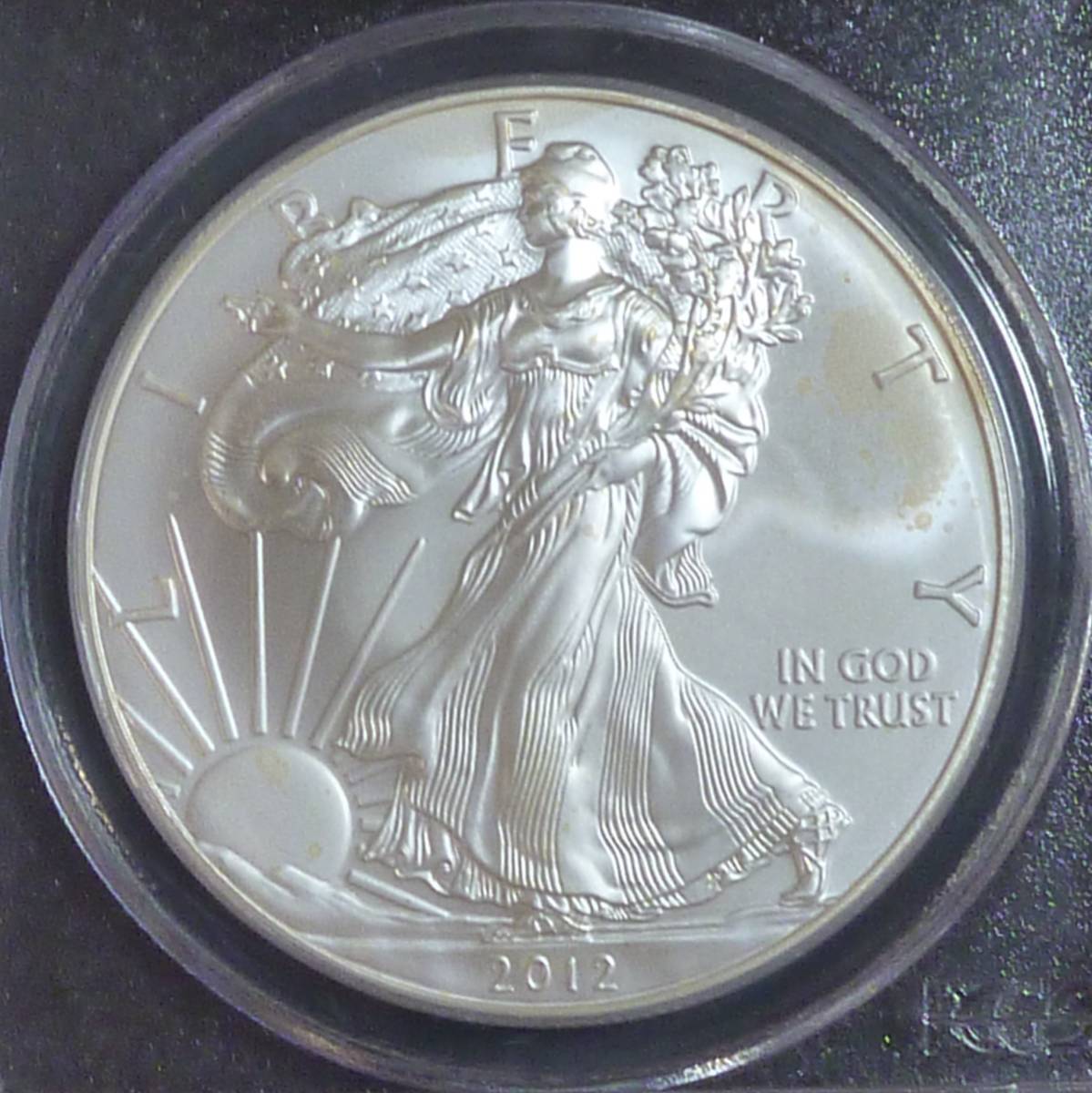 ☆★アメリカ 1$ 銀貨 2012年(W) PCGS MS70★☆_画像3