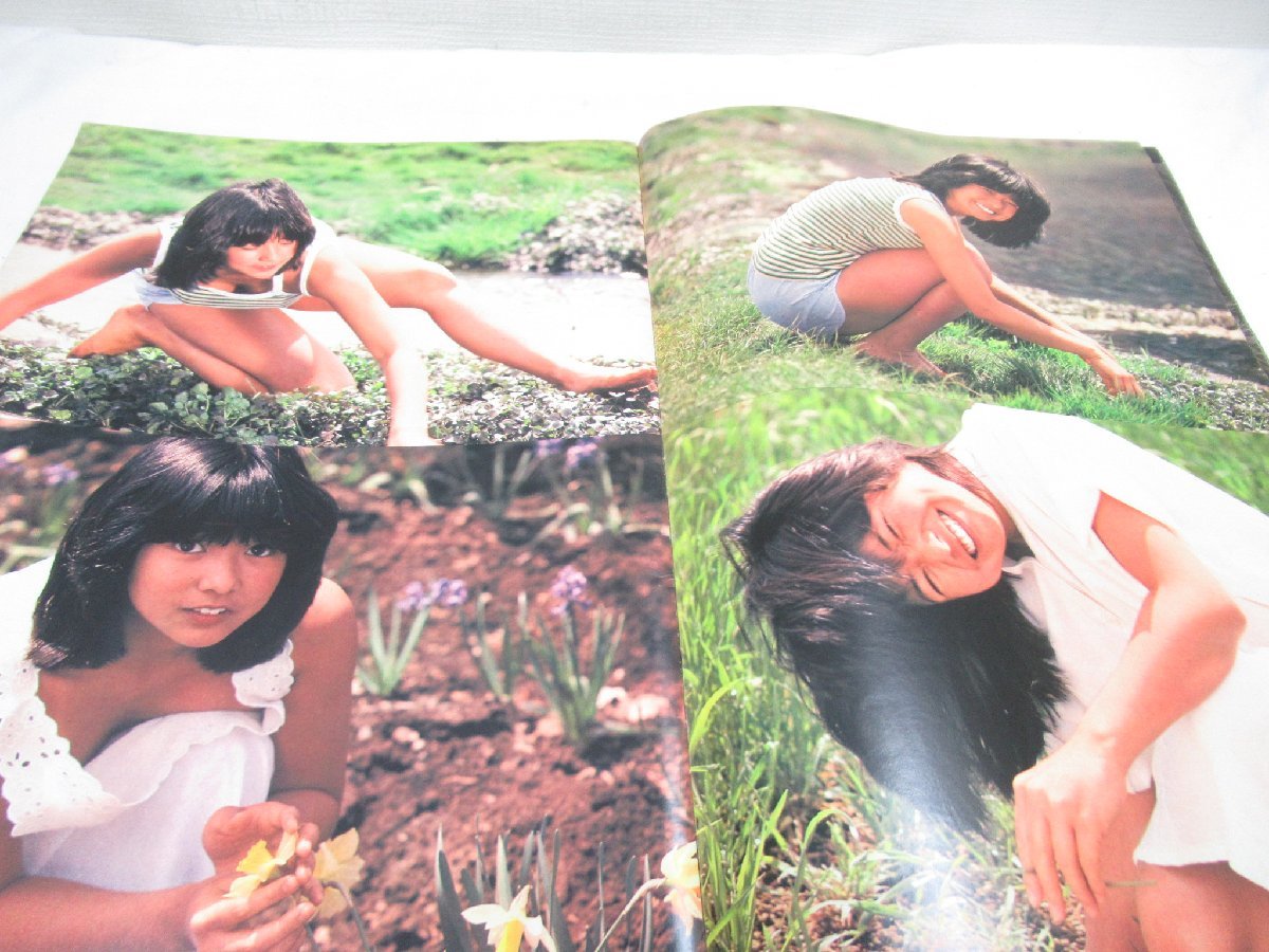 別冊BIG GORO 素足のアイドルたち 石野真子 両面ピンナップ