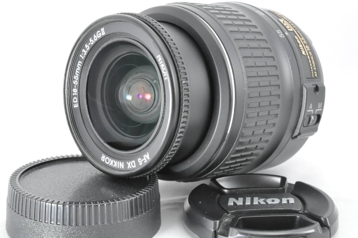 人気商品 ED18-55mm Nikkor Zoom DX AF-S ニコン F3.5-5.6G BK II