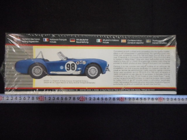 プラモデル　1/24 車　アメリカ車　MONOGRAM SHELBY COBRA 427 S/C シェルビー　マスタング　ムスタング　コブラ　COBRA　カーレース_画像3