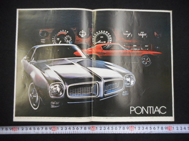 本 車 カタログ オリジナルの当時物 ７２ポンテアック 72PONTIAC NEW LOOK 日英自動車株式会社物です