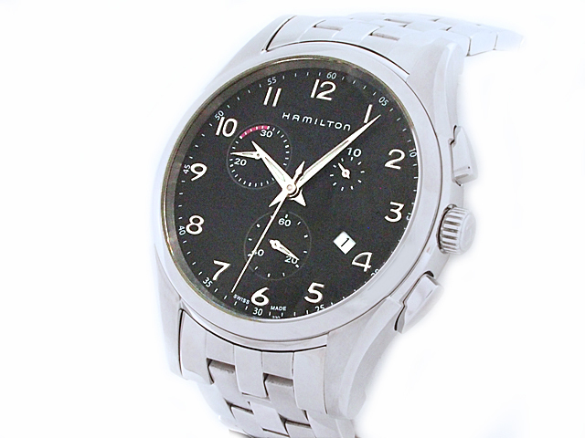 富士屋◆ 値下げ品◆ハミルトン HAMILTON ジャズマスター H386120 クロノグラフ メンズ クォーツ クオーツ QZ 腕時計
