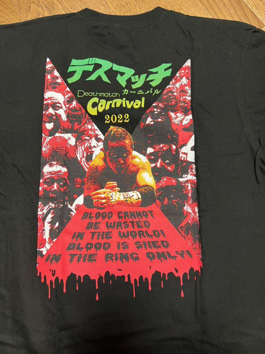 葛西純 PAiN Tシャツ Lサイズ新品未開封 葛西純 Tシャツ Lサイズ デスマッチカーニバル2022 限定 新日本