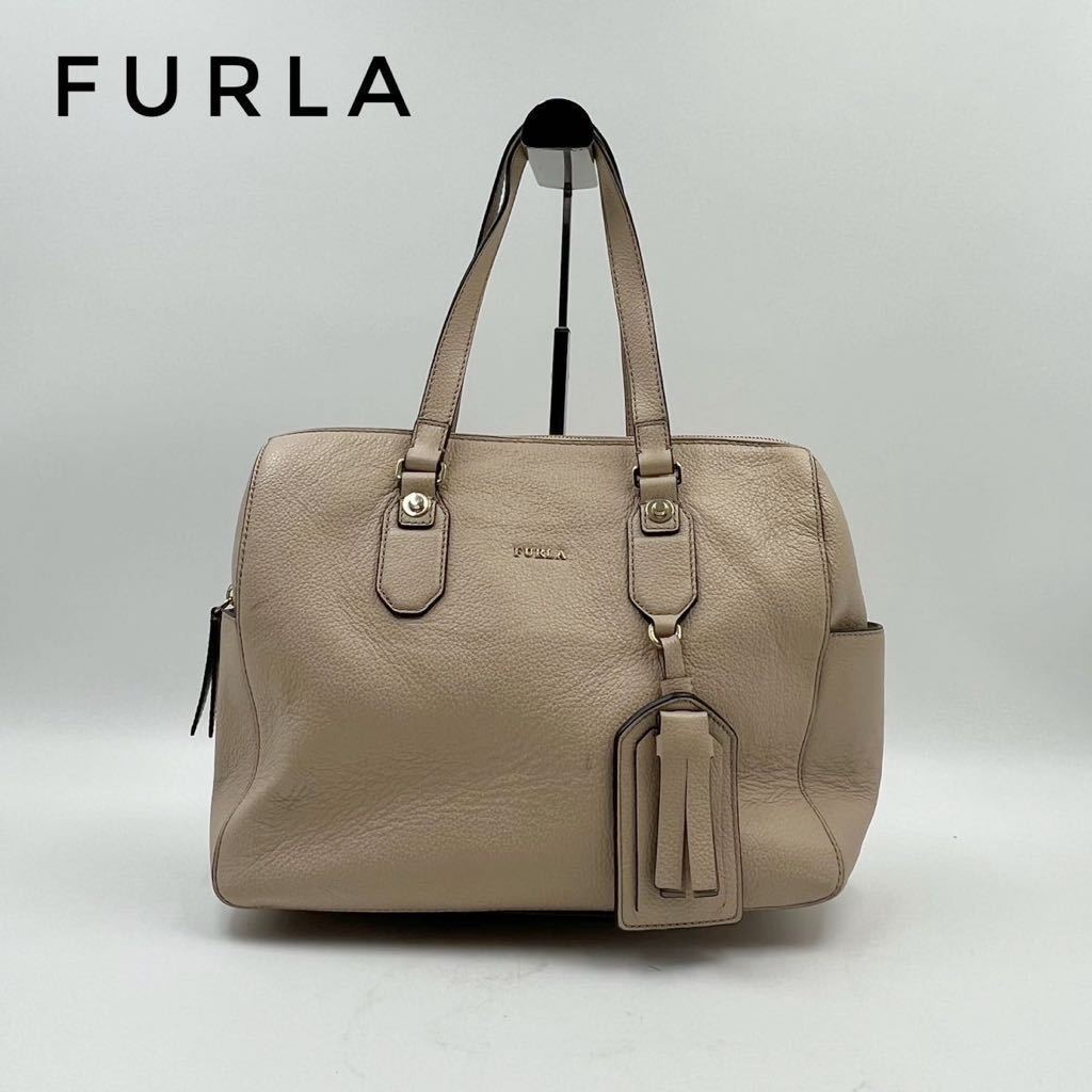 経典ブランド ☆美品☆FURLA フルラ かばん バッグ ハンドバッグ