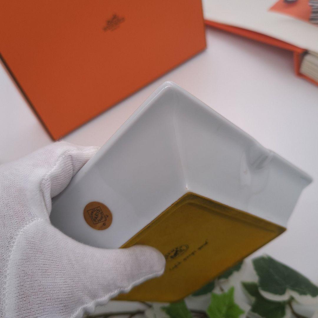 HERMES エルメス アッシュトレイ 犬 灰皿 イエロー 陶器|PayPayフリマ