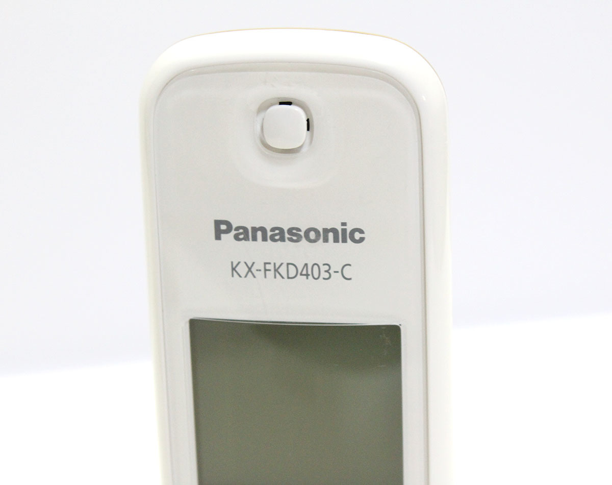 Panasonic パナソニック VE-GD23-W 電話機 子機 KX-FKD403-C 子機の充電器とバッテリー欠品 中古現状品 ya0484_画像8