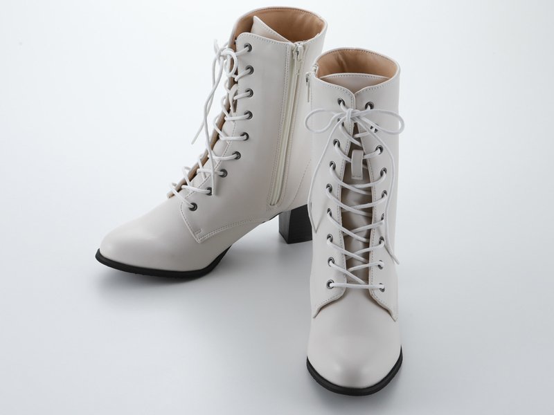 * hakama boots * snow white braided up casual from usually put on till OK heel 5.5cm LL size ha-18