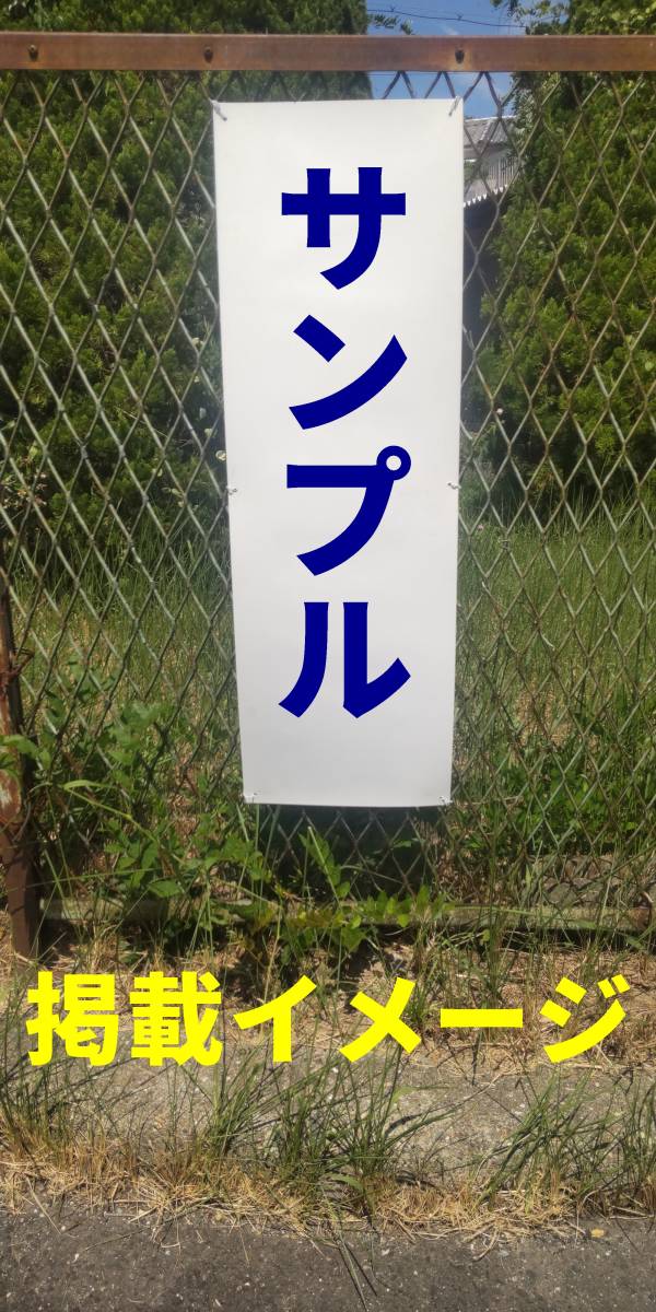 お手軽短冊看板ロング「特別警戒中（青）」【防犯・防災】屋外可_画像5