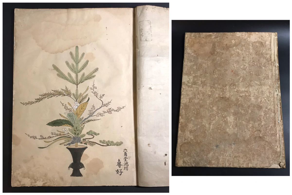 限定販売】 華道 花図彙【六角堂池坊】生花 いけばな 古書 30-11