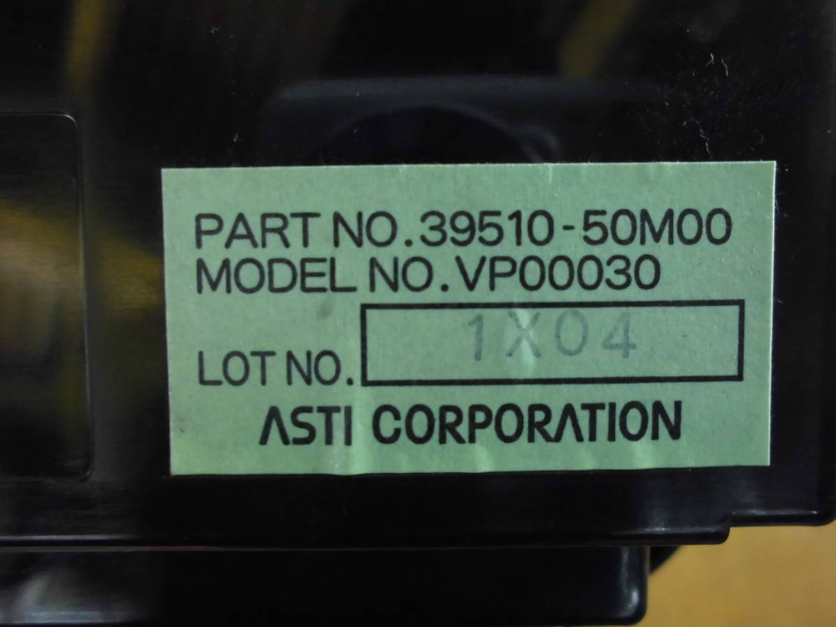 H23　モコ　MG33S　エアコン　コントロール　パネル　中古品 _画像6