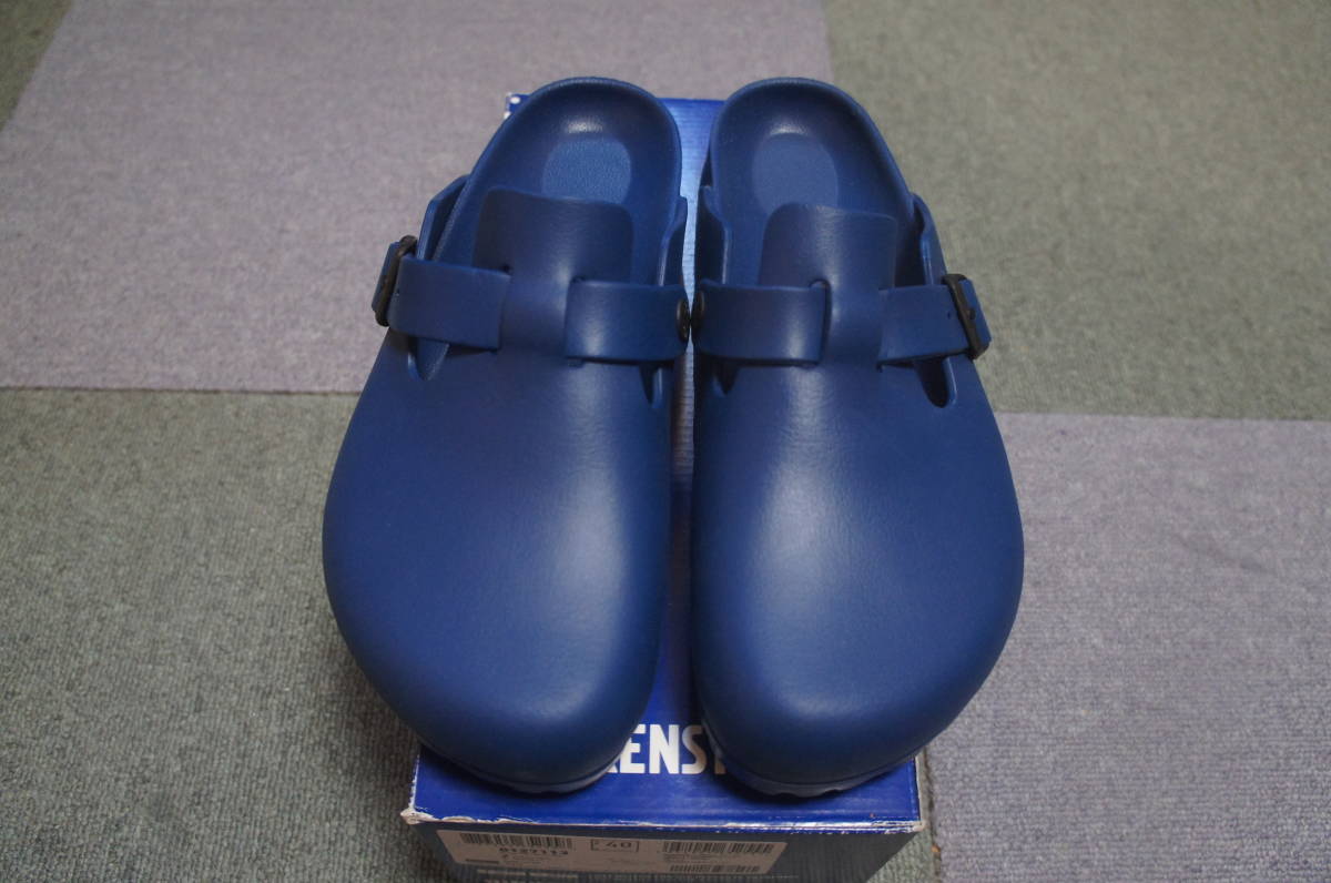 新品 送520円 生産終了 完売モデル デットストック ビルケンシュトック BIRKENSTOCK ボストン EVA ネイビー_画像2