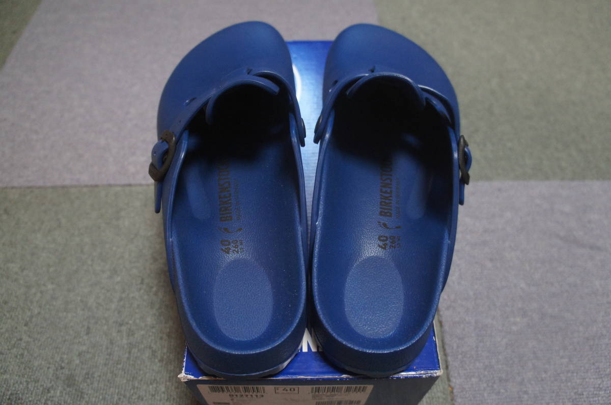 新品 送520円 生産終了 完売モデル デットストック ビルケンシュトック BIRKENSTOCK ボストン EVA ネイビー_画像3