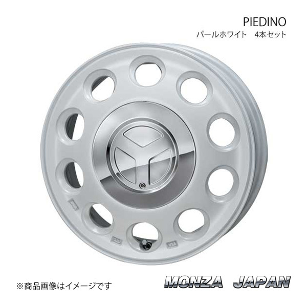 MONZA JAPAN PIEDINO ホイール4本 ピクシスエポック LA310【15×4.5J 4-100 INSET45 パールホワイト】_画像1