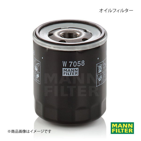 MANN-FILTER マンフィルター オイルフィルター CITROEN C3 A5HM01 HM01 (純正品番:1109 AL) W7058_画像1