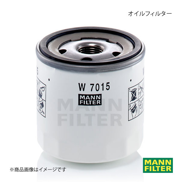 MANN-FILTER マンフィルター オイルフィルター FORD Fiesta WF0N4J (純正品番:1S7G6714DA) W7015_画像1
