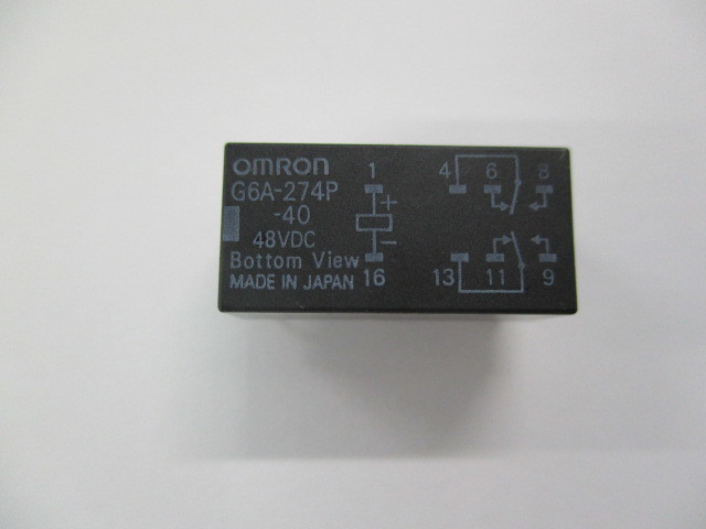 オムロン　OMRON　G6A-274P-40　48V　DC　リレー　新品　正規ルート購入品　デッドストック品　１６０個