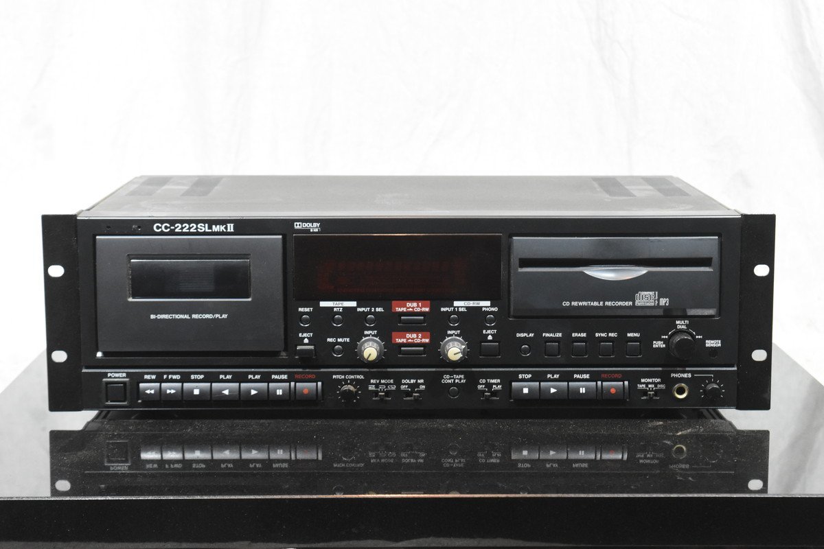 TASCAM タスカム CDレコーダー カセットデッキ CC-222SL MKII(一般