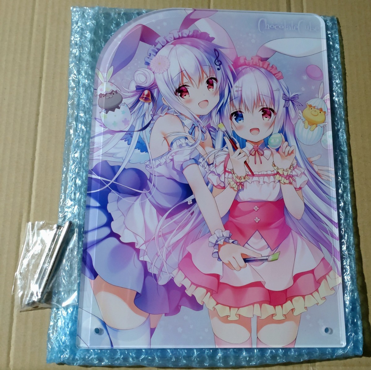 CHOCOLATE CUBE 三輪フタバ A4 スーパーアクリルボード アクリルパネル アクリルスタンド