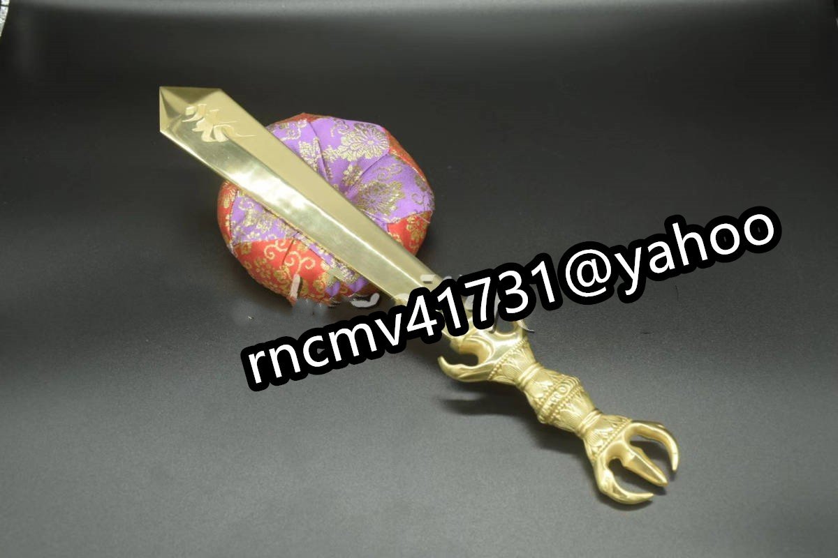 81SHOP」極上品 不動明王 倶利伽羅剣 密教法具 寺院仏具 銅製 81SHOP」極上品 不動明王 倶利伽羅剣 密教法具 寺院仏具 銅製