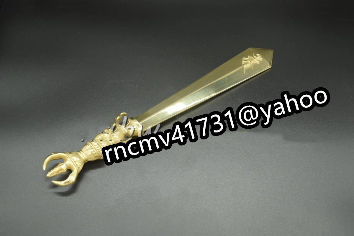 81SHOP」極上品 不動明王 倶利伽羅剣 密教法具 寺院仏具 銅製 81SHOP」極上品 不動明王 倶利伽羅剣 密教法具 寺院仏具 銅製