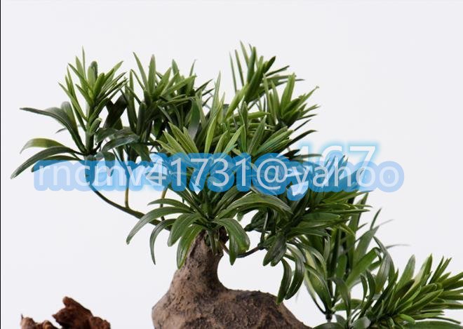 [81SHOP] natural tree. root silica gel ceramics human work bonsai artificial flower human work decorative plant human work tree fake green hand made control . easy interior 