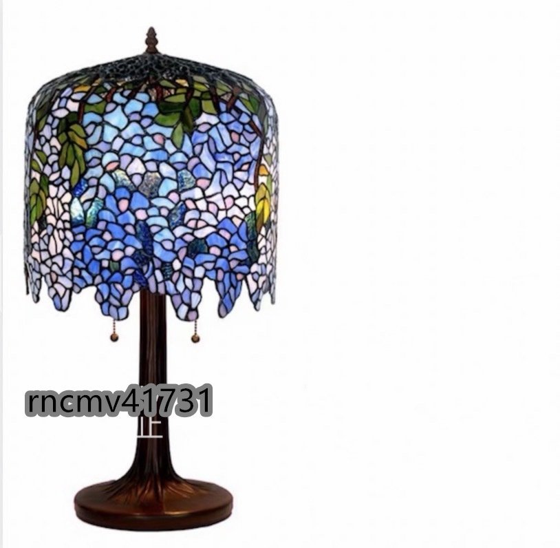 [81SHOP] превосходный товар *3 тип света витражное стекло лампа под старину Tiffany подставка свет стол лампа глициния. цветок искусство товар 