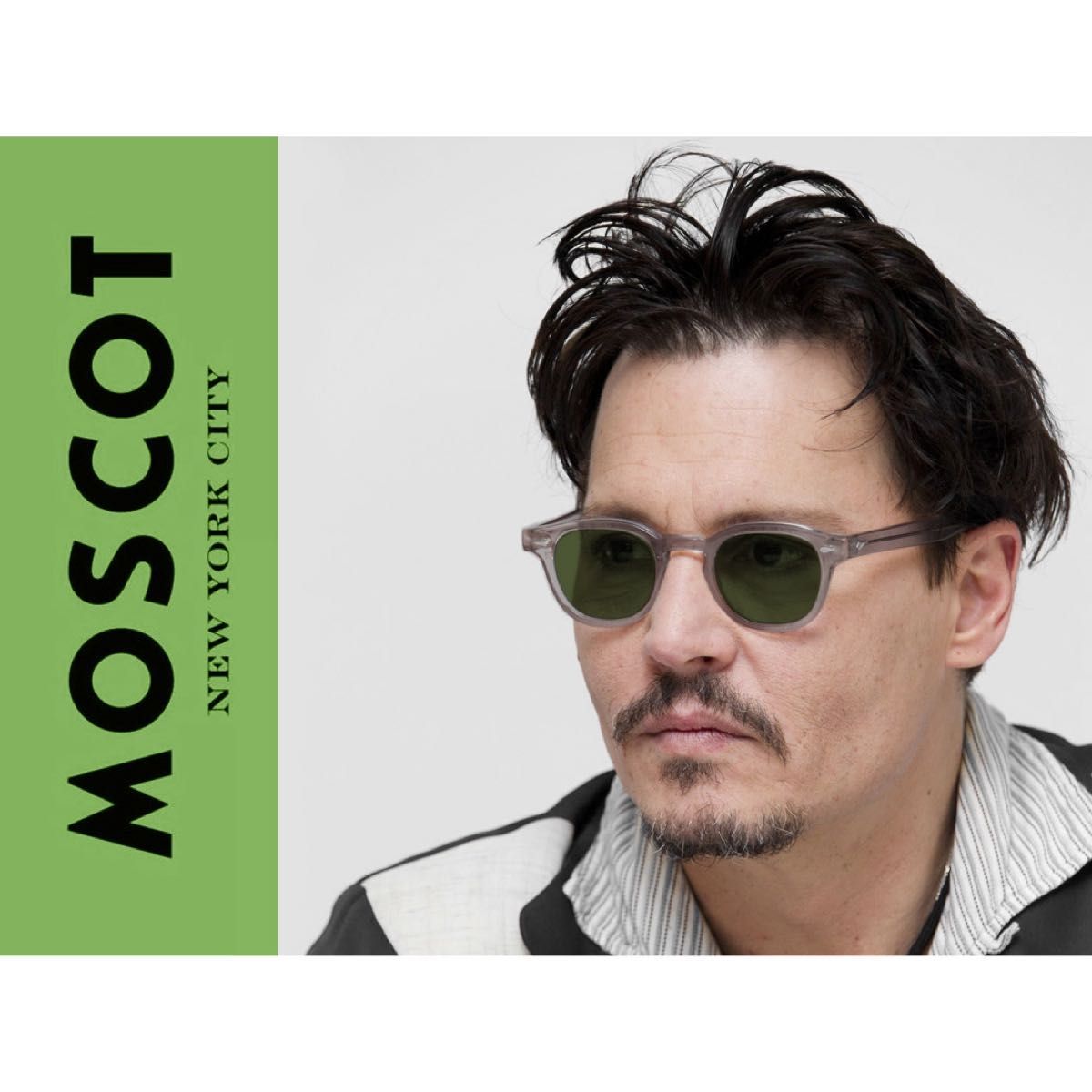 新品☆ MOSCOT モスコット LEMTOSH レムトッシュ ウェリントン眼鏡 メガネ Light Grey G15サングラス