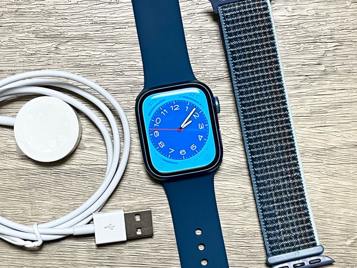 Apple Watch Series7 GPSモデル mm ブルーアルミニウム｜Yahoo