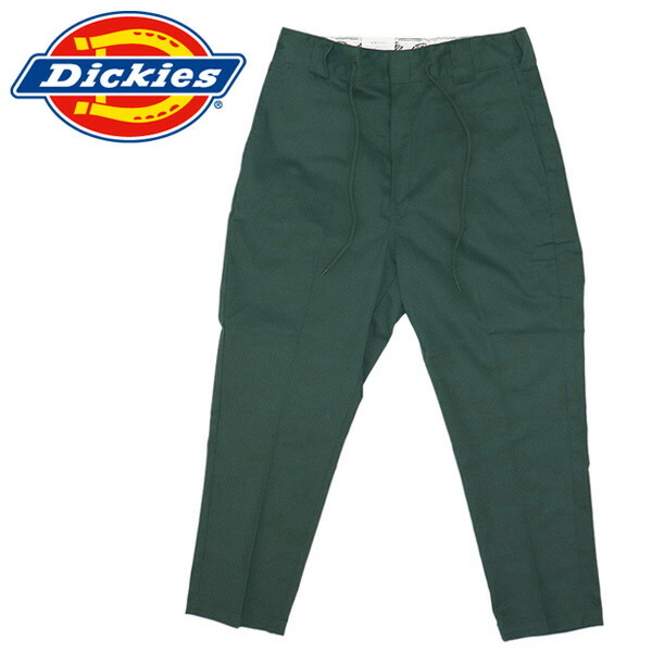 Dickies (ディッキーズ) 181M40WD16 TCストレッチテーパードアンクルイージーパンツ 8分丈 DK012 GHハンターグリーン M