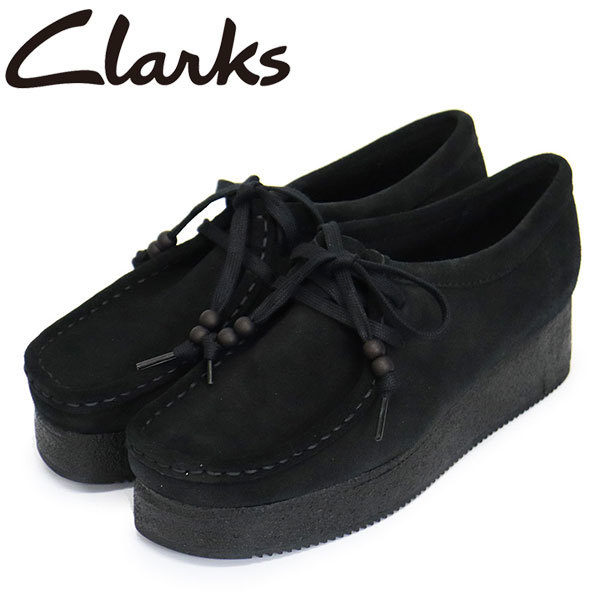 Clarks (クラークス) 26173497 Wallacraft Bee ワラクラフトビー レディースシューズ BlackSde CL095 UK5.5-約24.5cm