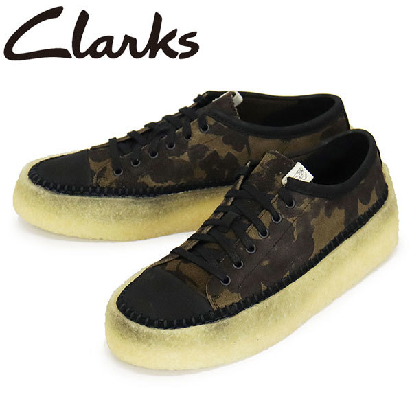 Clarks (クラークス) 26174026 Caravan Low キャラバンロー メンズシューズ Blk/Khaki Floral CL088 UK9-約27.0cm_Clarks