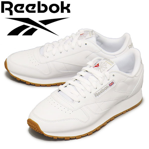 Reebok (リーボック) 100008491 Classic Leather Shoes クラシックレザー フットウェアホワイト RB125 25.0cm