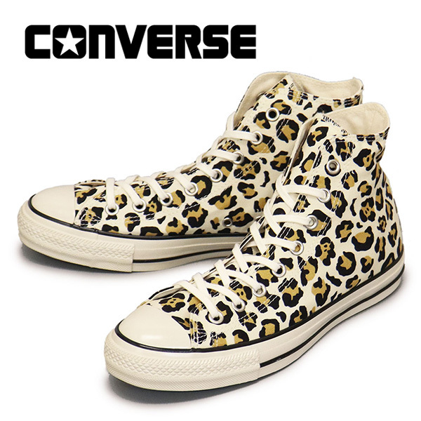 CONVERSE (コンバース) 31309560 オールスター US レパード HI ホワイト CV077 US8-26.5cm