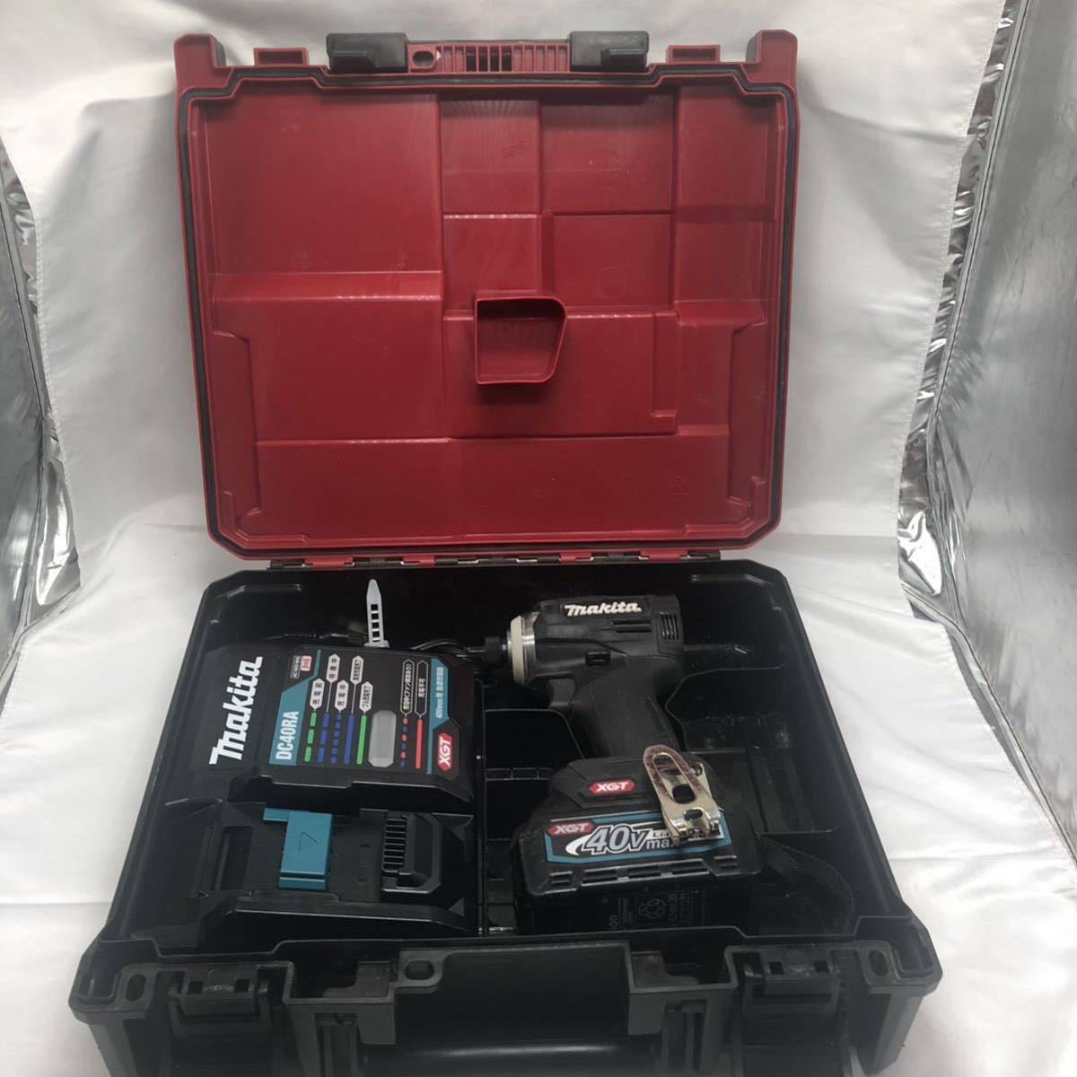 格安新品 充電式 マキタ makita インパクトドライバ RK1W YS 中古 バッテリー1個 ケース付 TD001G BL4025 本体 格安新品 充電式 マキタ makita インパクトドライバ RK1W YS 中古 バッテリー1個 ケース付 TD001G BL4025 本体