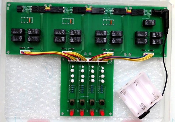 即納!最大半額! リレー式加算器 リレー式計算機 4ビット 5V A4