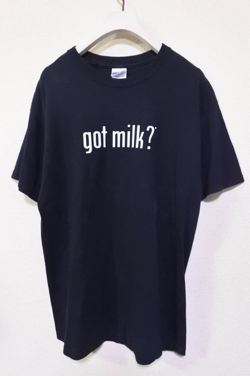 00's got milk? GILDAN Tee size M ギルダン Tシャツ ブラック
