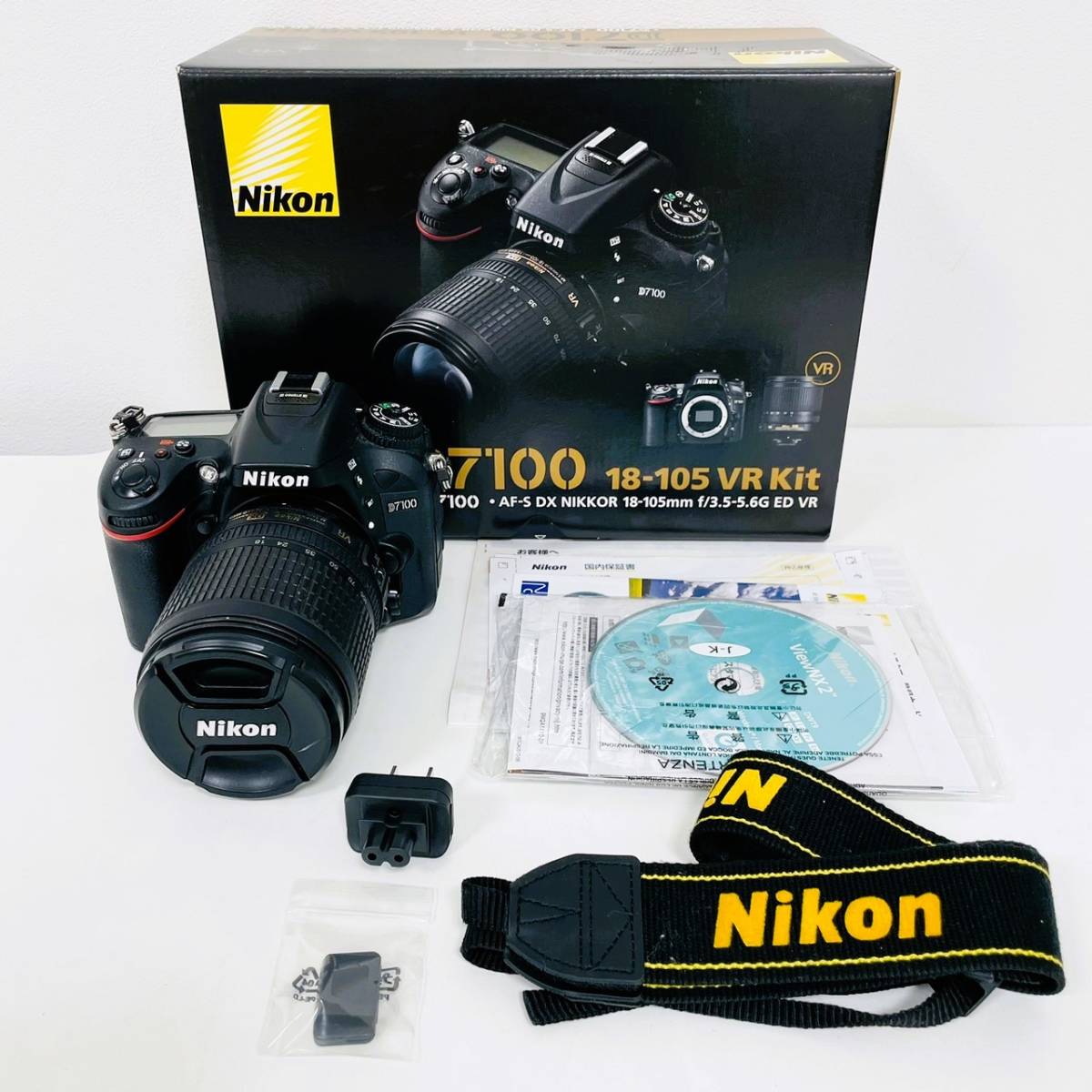【Nikon/ニコン】D7100 NIKKOR 18-105mm VR Kit カメラ デジタル一眼レフカメラ 元箱付き コレクション★3659