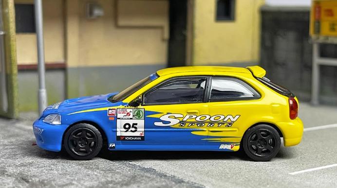 INNO 1/64 ホンダ シビック TYPE-R EK9 SPOON #95_画像2