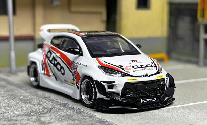 POPRACE 1/64 トヨタ ヤリス PANDEM GR YARIS CUSCO _画像4