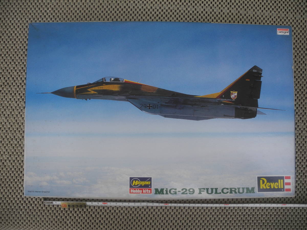 【新品未開封】MiG-29 FULCRUM ミグ29 フルクラム 戦闘機 ロシア ハセガワ