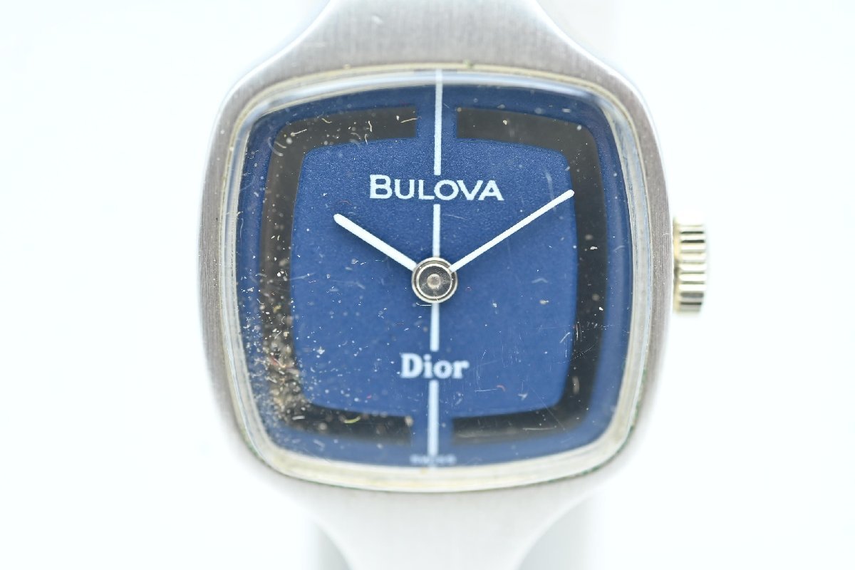 円高還元 M08 BULOVA×DIOR ブローバ×ディオール SS/革ベルト