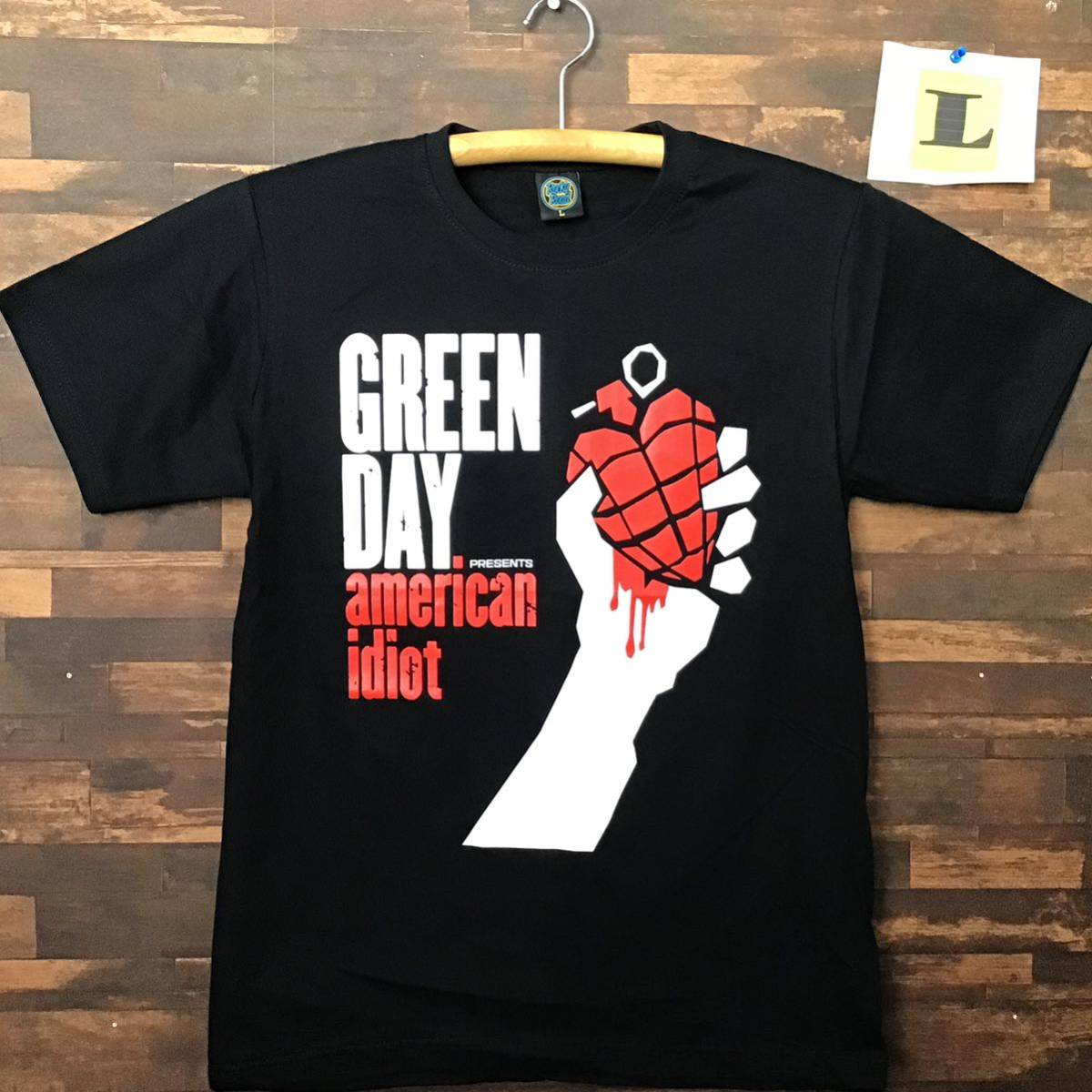 グリーンデイ　Tシャツ　Lサイズ　グリーン・デイ（英: Green Day）ロックバンド_画像1