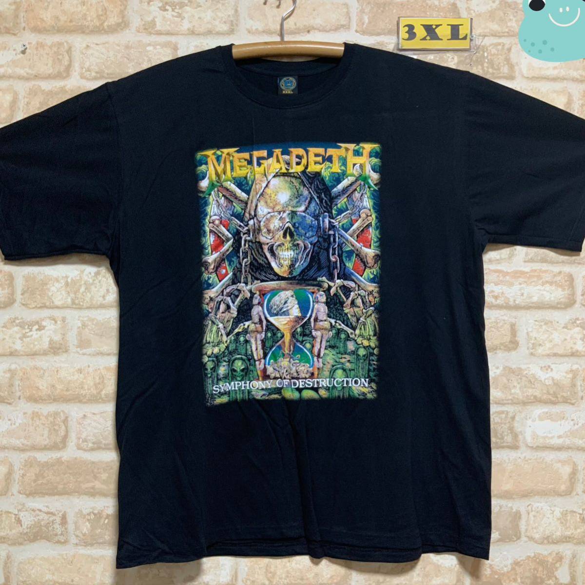 メガデス　Tシャツ　3XLサイズ　Megadeth ② XXXL 半袖_画像1