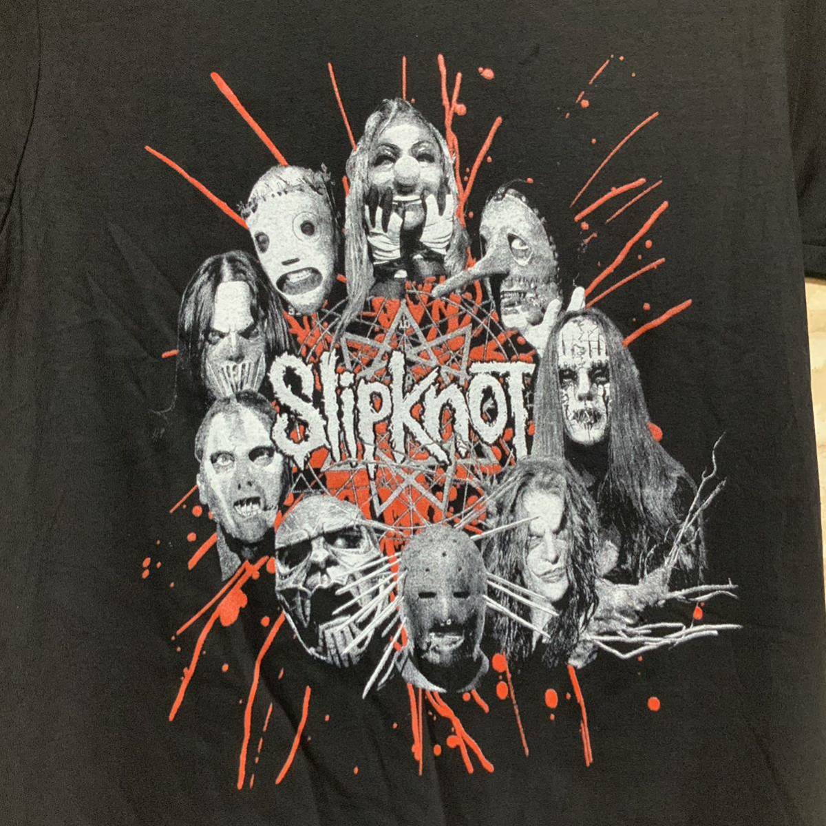 スリップノット Tシャツ Lサイズ Slipknot ② ロックバンド 半袖