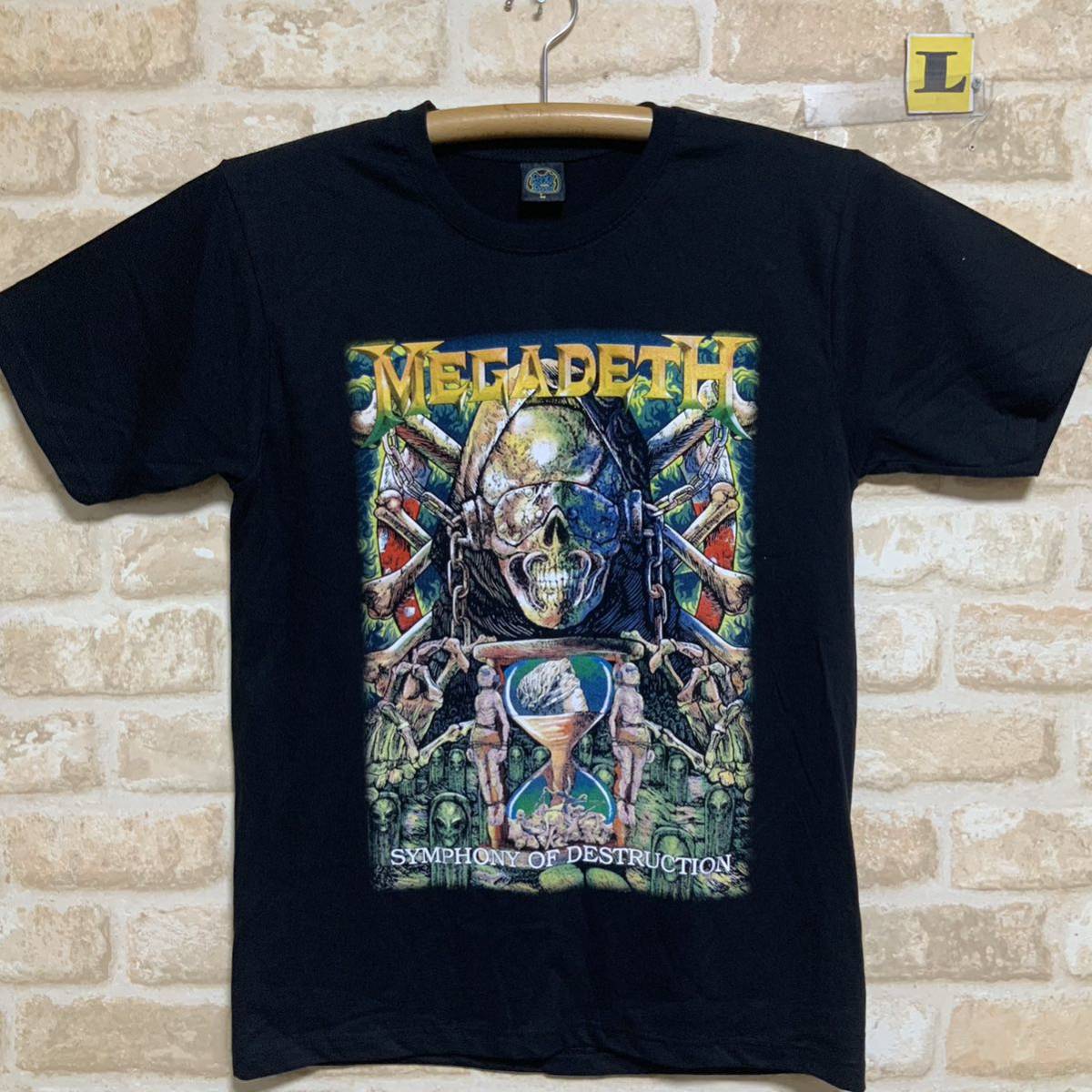 メガデス　Tシャツ　Lサイズ　Megadeth ② ロックバンド　半袖_画像1