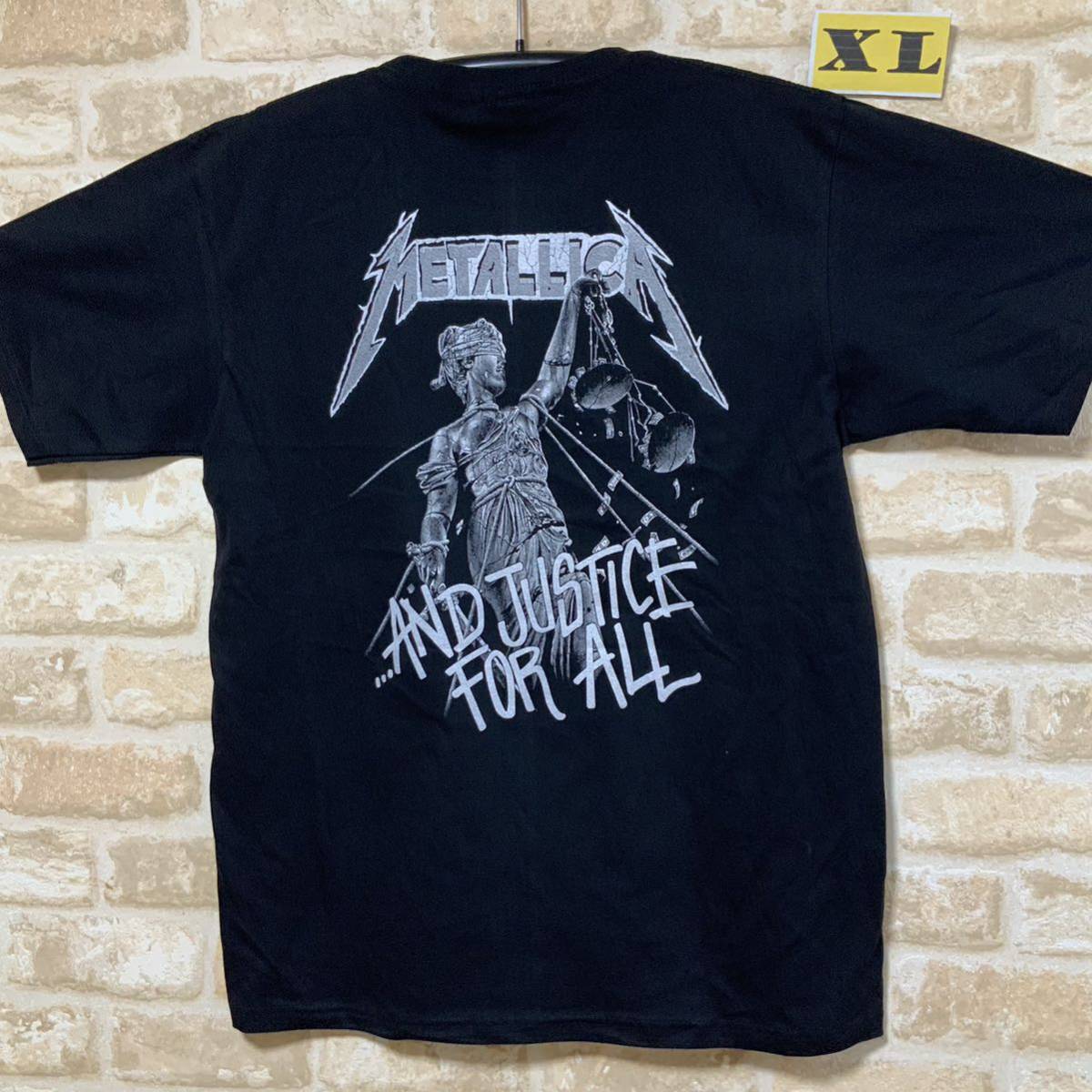 メタリカ METALLICA Tシャツ XLサイズ and justice for all ロックバンドの画像3