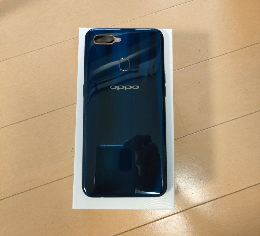 OPPO AX7 ブルー SIMフリー 　残債なし