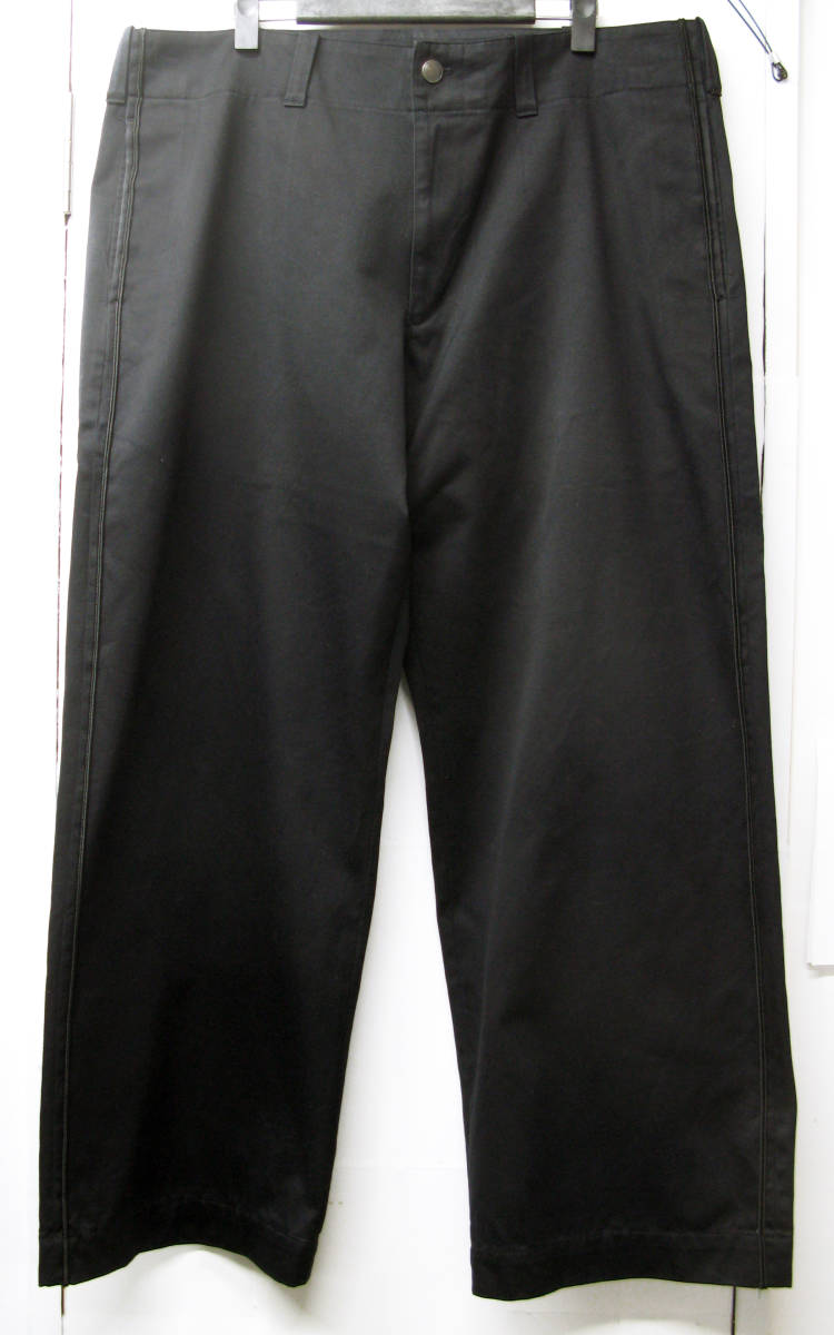ワイズフォーメン ヨウジヤマモト 極太 サイドライン ワイド パンツ 4（ Y's for Men Yohji Yamamoto Vintage COTTON Wide Pants 4