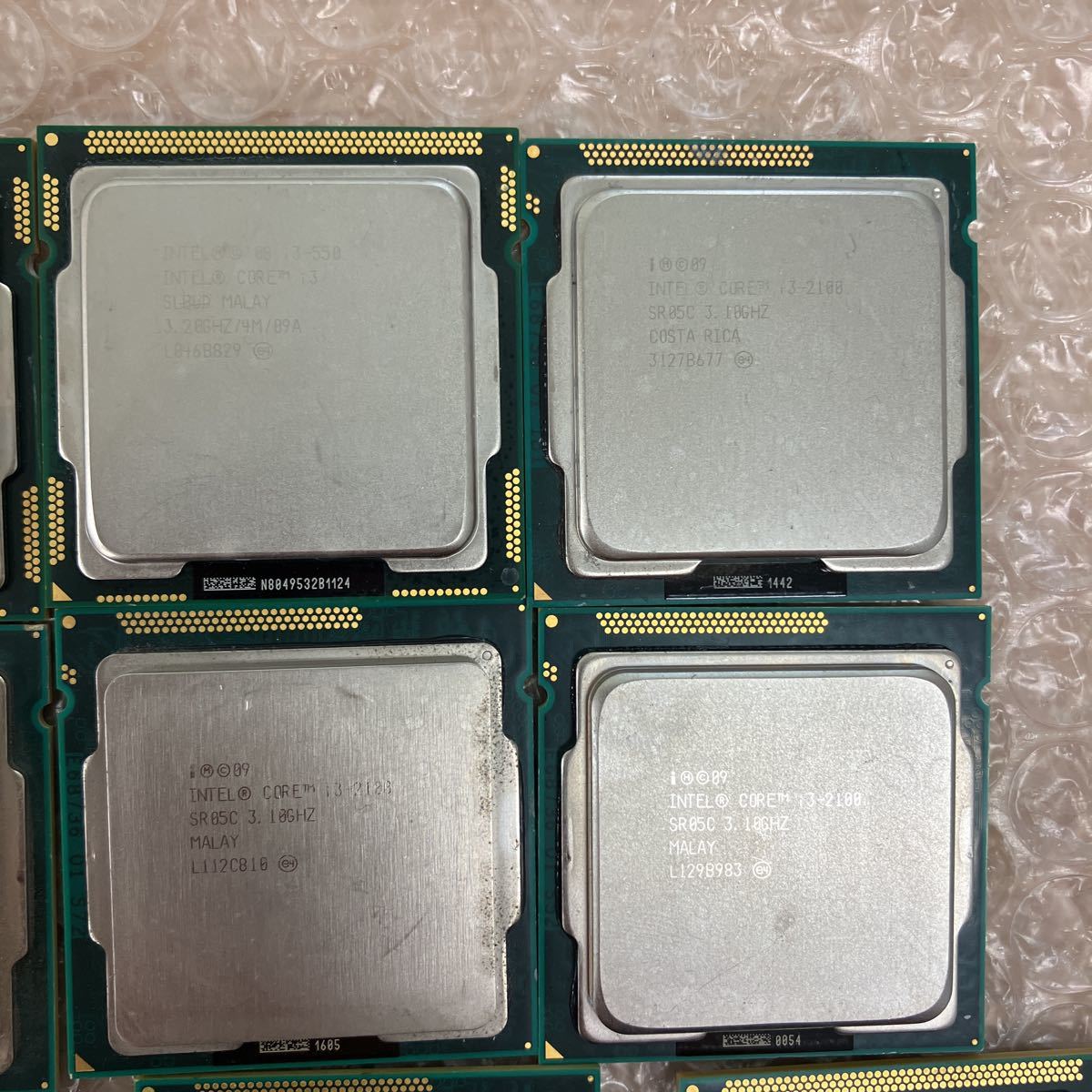 Intel　インテル　i3　CPU　11個　ジャンク　まとめ売り　O-553_画像3