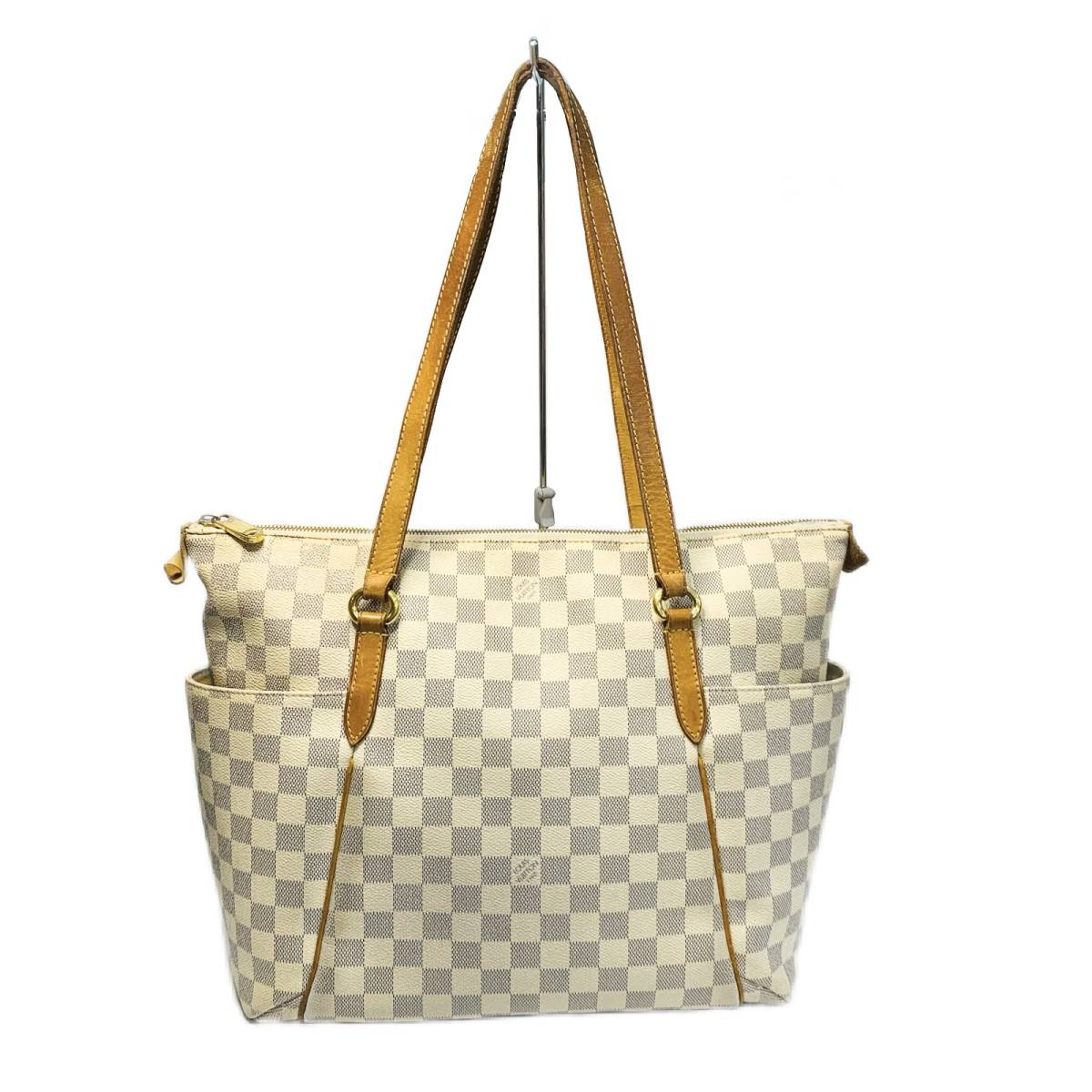 最新入荷】 アズール ダミエ ヴィトン ルイ VUITTON LOUIS トータリー